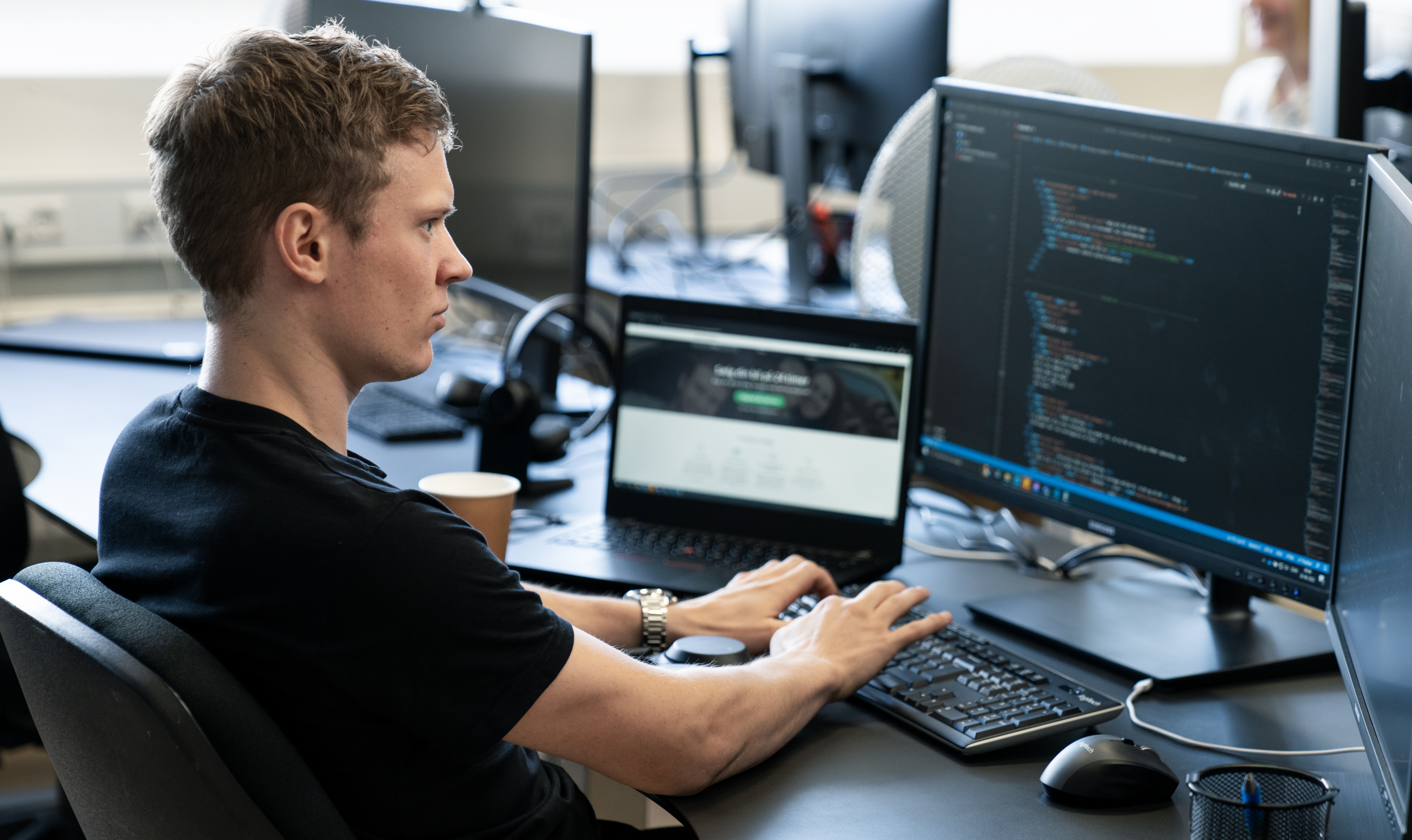 Autorola software developer at work